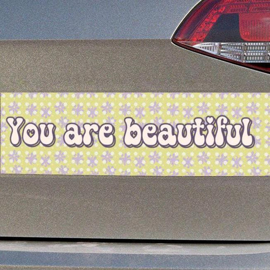 You Are Beautiful Car Magnet