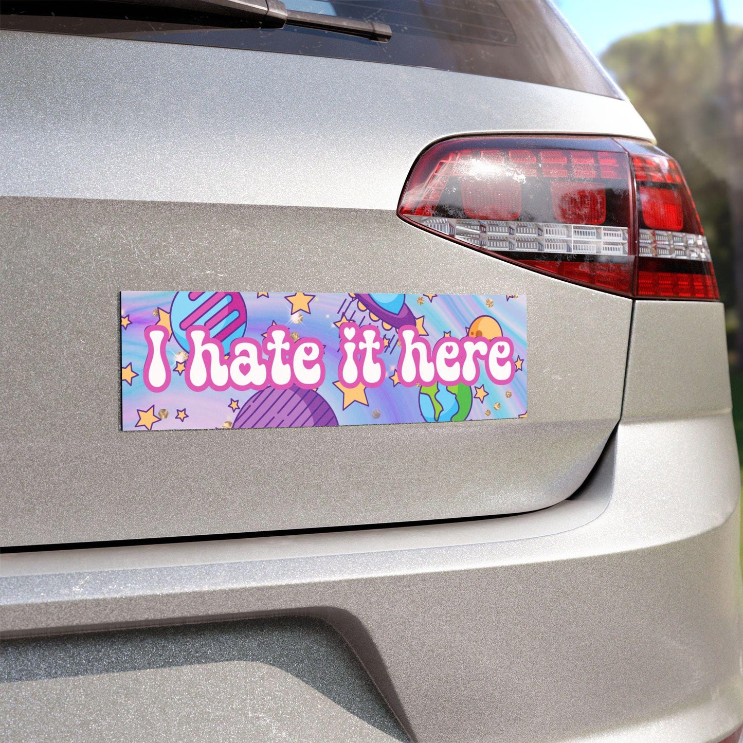 I Hate It Here Car Magnet