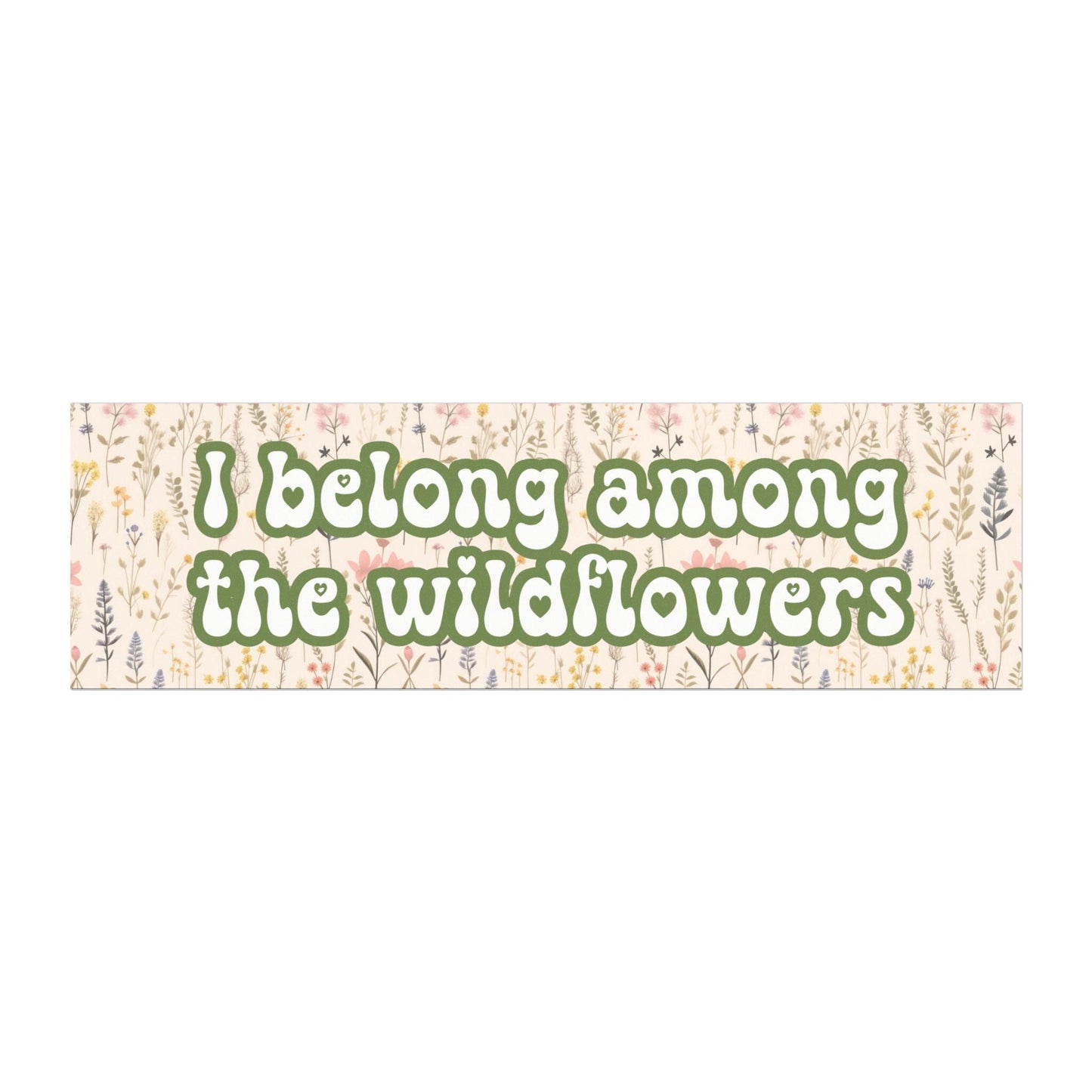 Among the Wildflowers Car Magnet