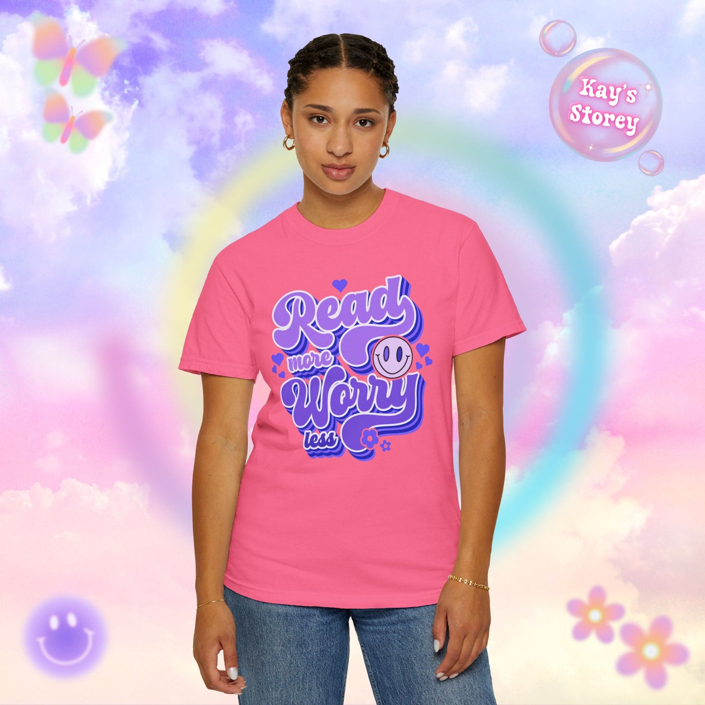 Read More, Worry Less Comfort Colors T-Shirt