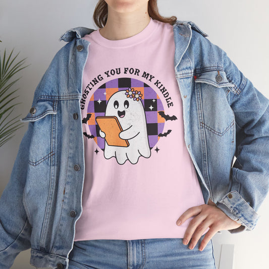 Ghosting You for my Kindle Halloween Tee - Bookish Gift