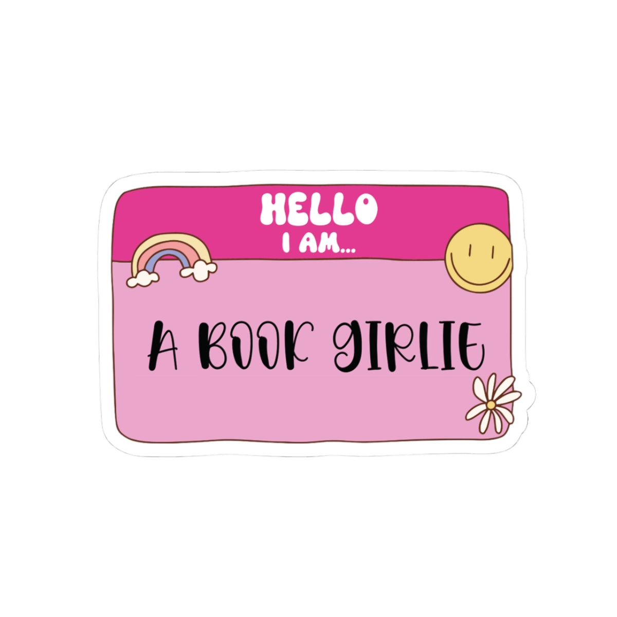 Book Girlie Sticker