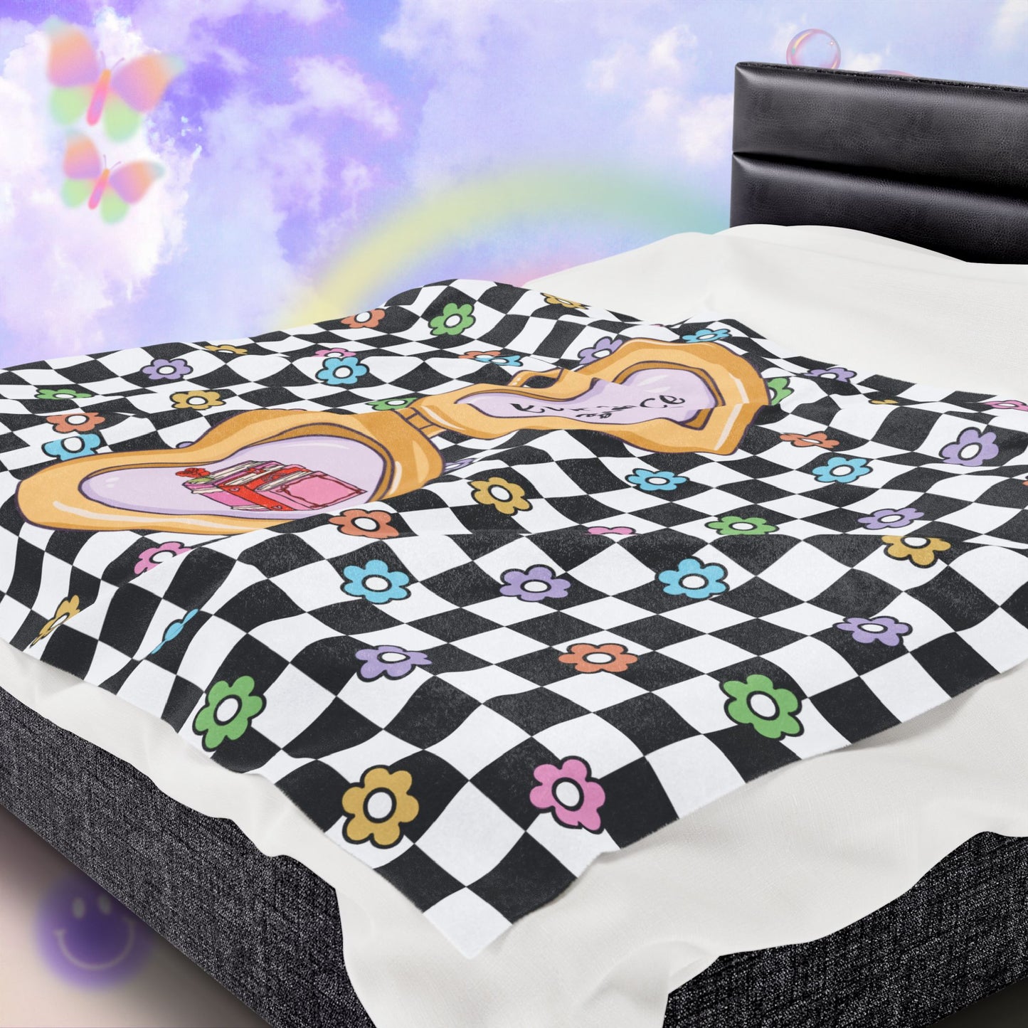 Romance Girlie Velveteen Plush Blanket