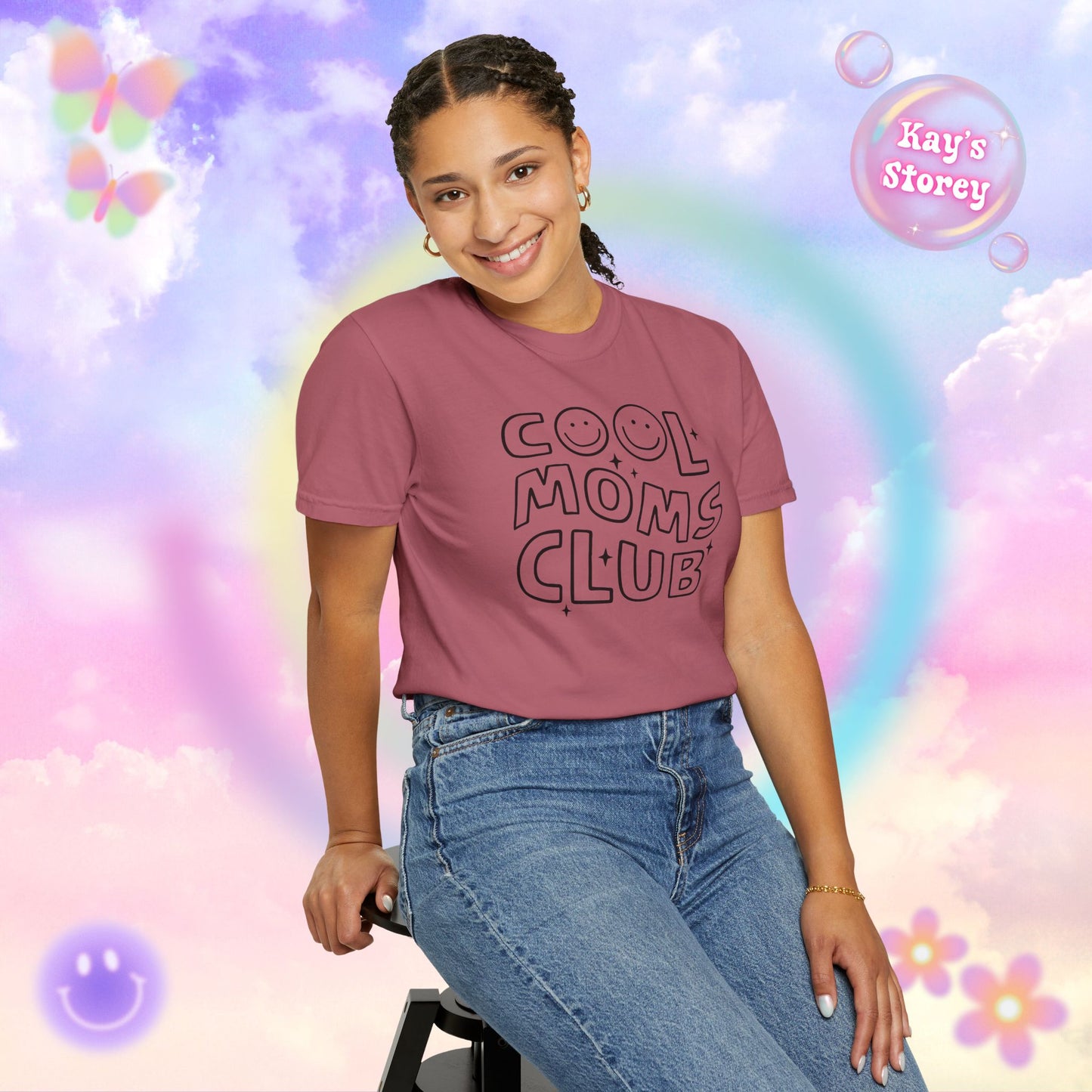 Cool Moms Club Comfort Colors T-Shirt