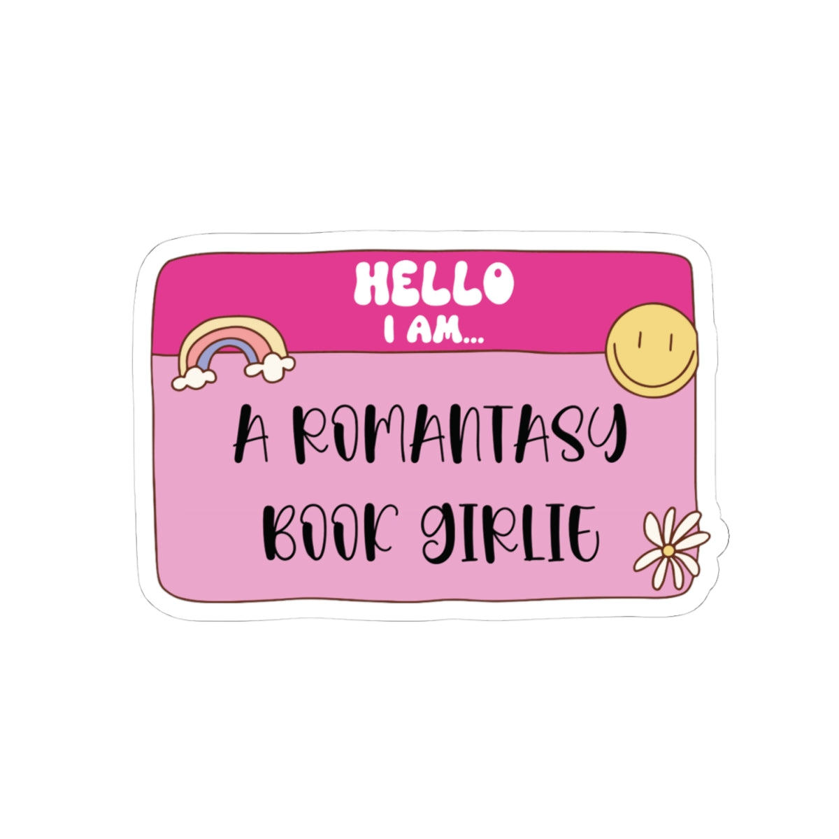 Romantasy Book Girlie Sticker