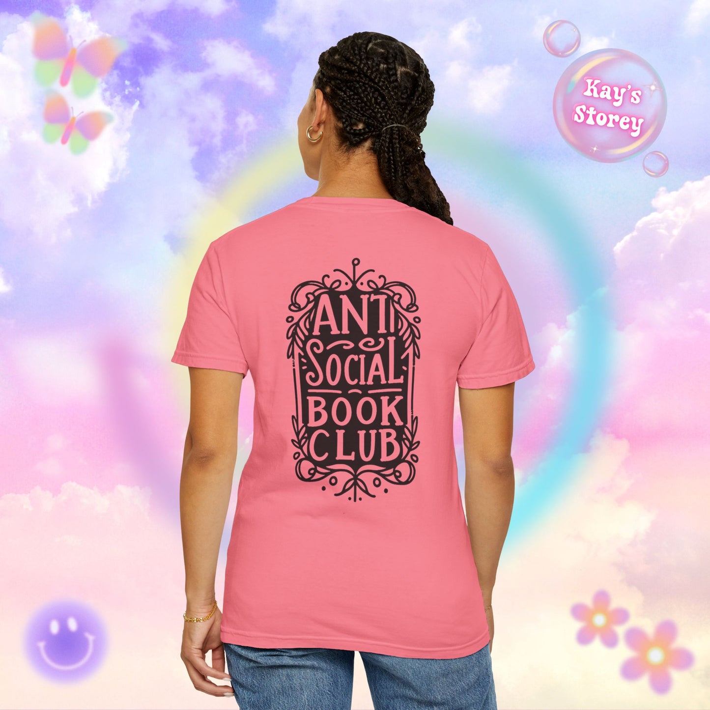 Anti Social Book Club Comfort Colors T-Shirt