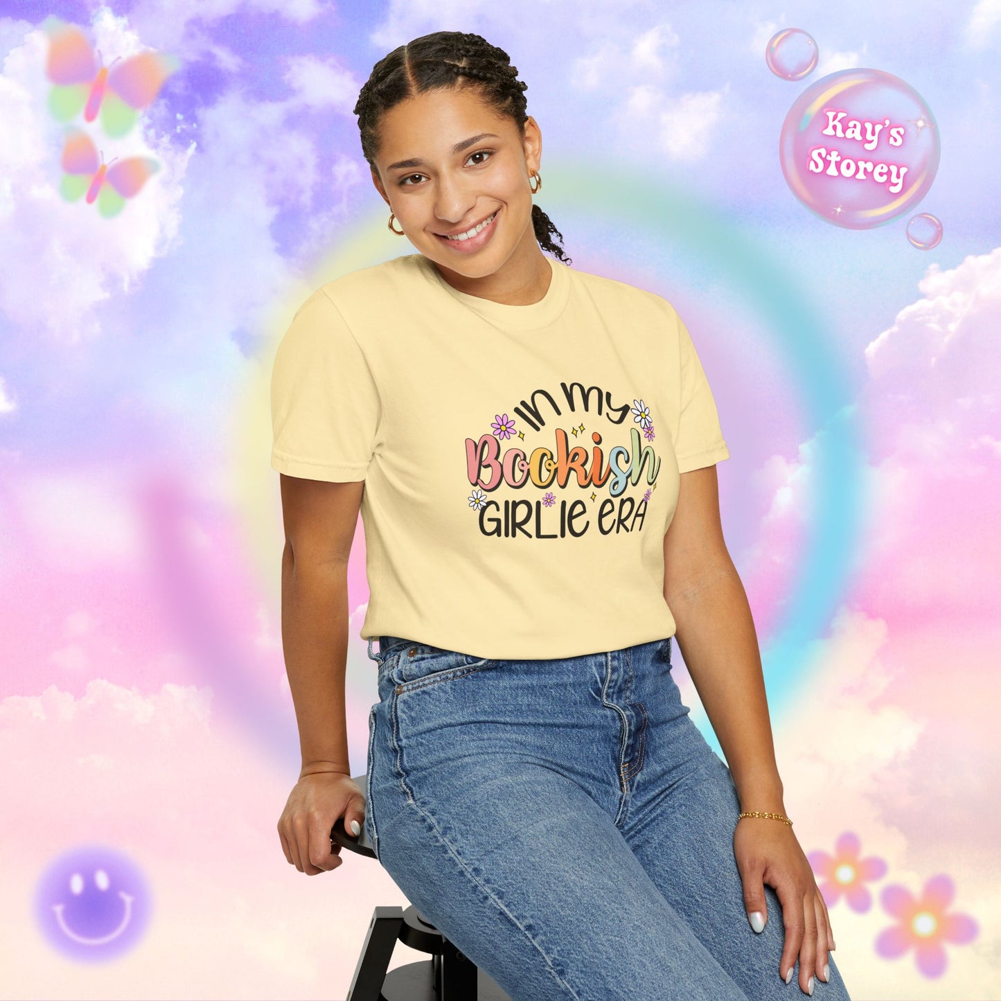 Bookish Girlie Era Comfort Colors T-Shirt