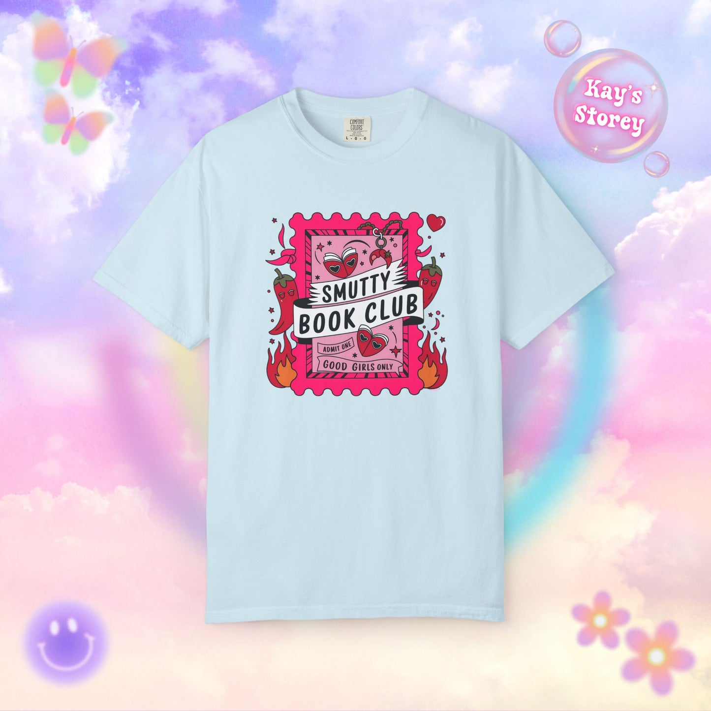 Smutty Book Club Comfort Colors T-Shirt