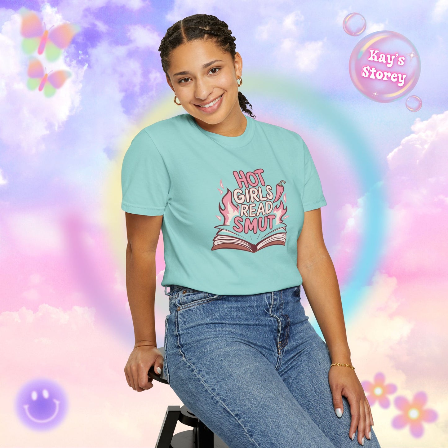 Hot Girls Read Smut 2 Comfort Colors T-Shirt