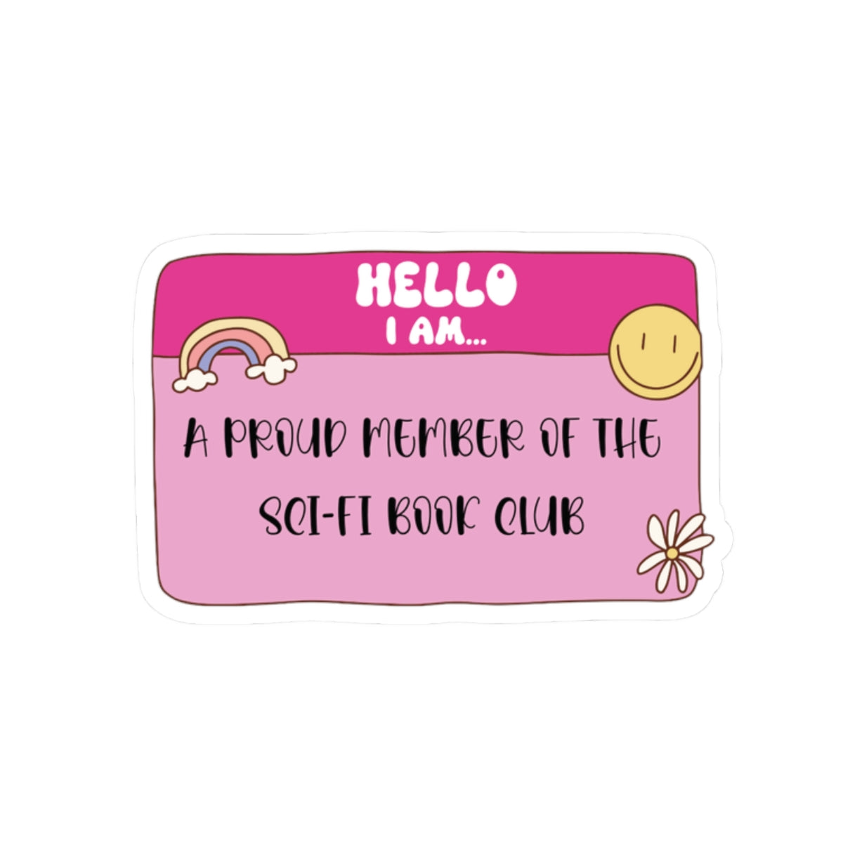 Sci-Fi Book Club Sticker
