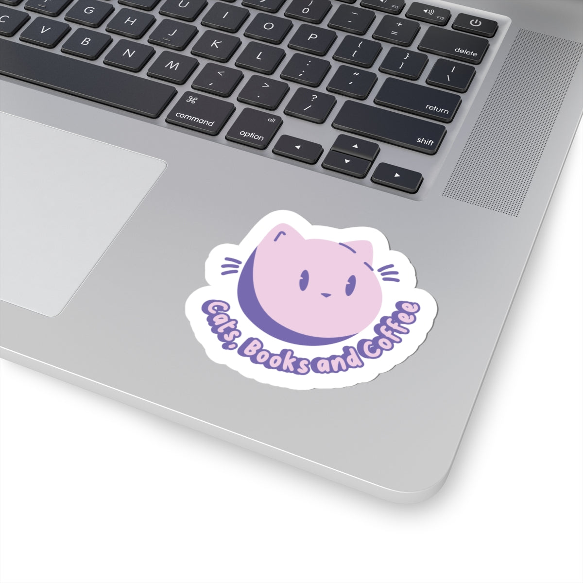 Cats, Books & Coffee Sticker