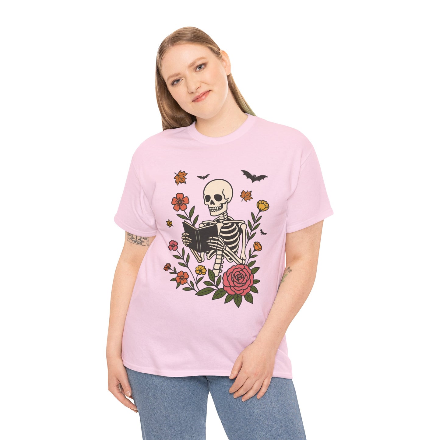 Skeleton Reading Tee - Bookish Gift