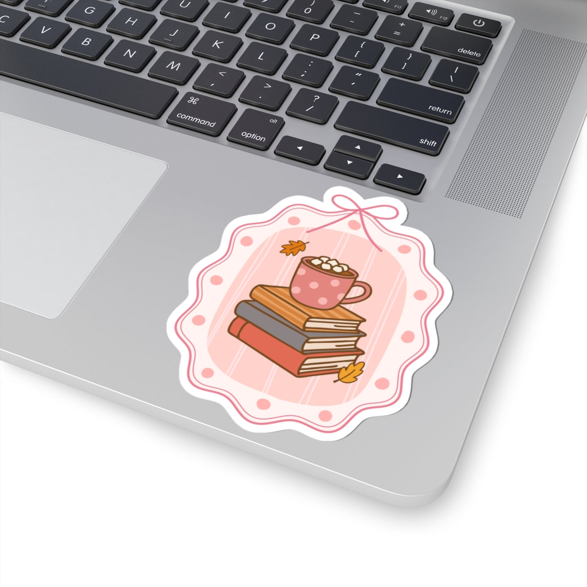 Autumn Book Stack Sticker, Fall Planner Stickers, Book Lover Gifts, Autumn Sticker, Cozy Accessories, Seasonal Sticker