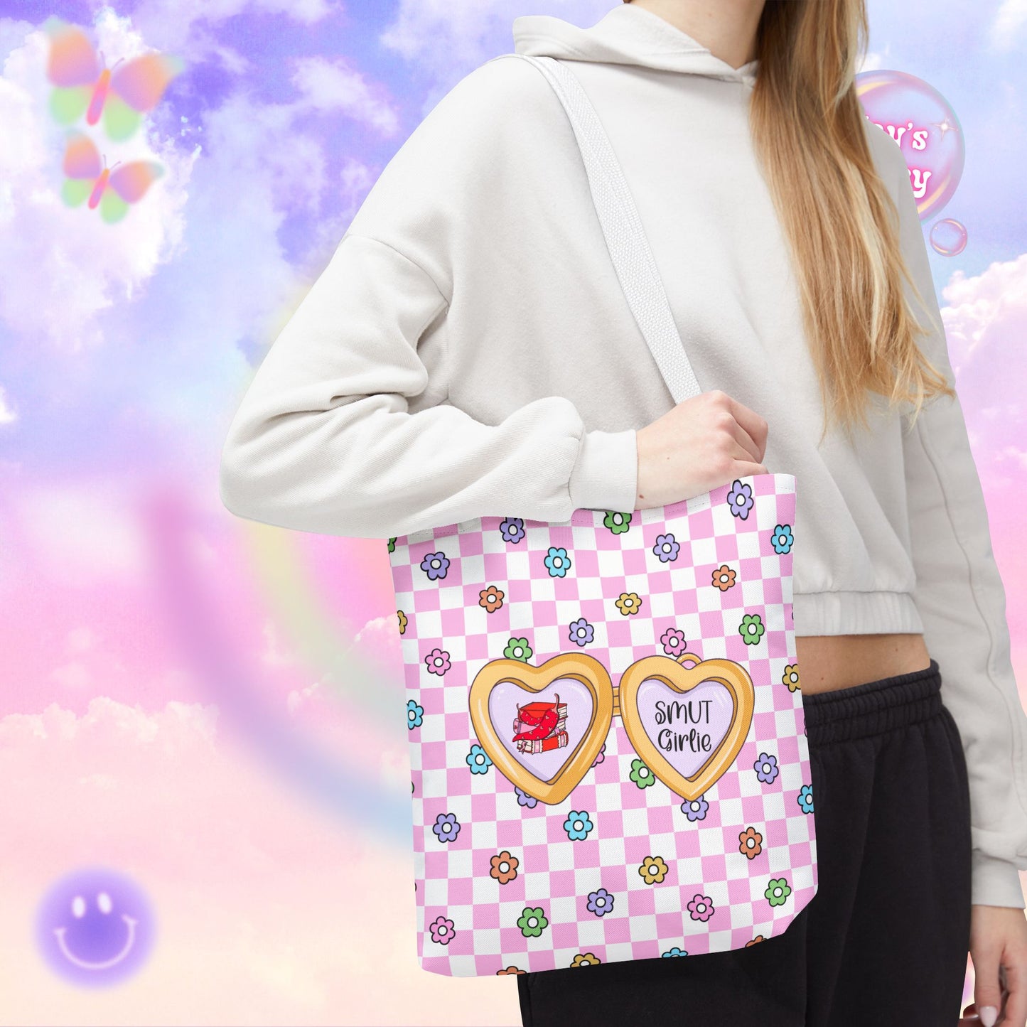 Pink Smut Girlie Tote Bag