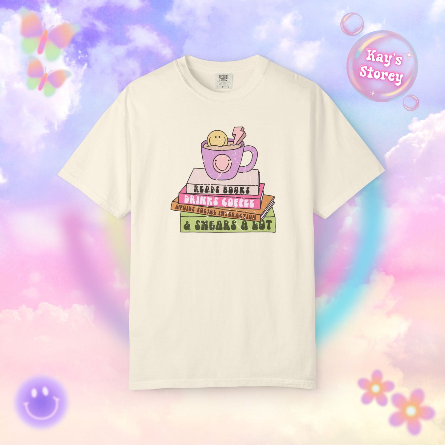 Reads Books... Comfort Colors T-Shirt