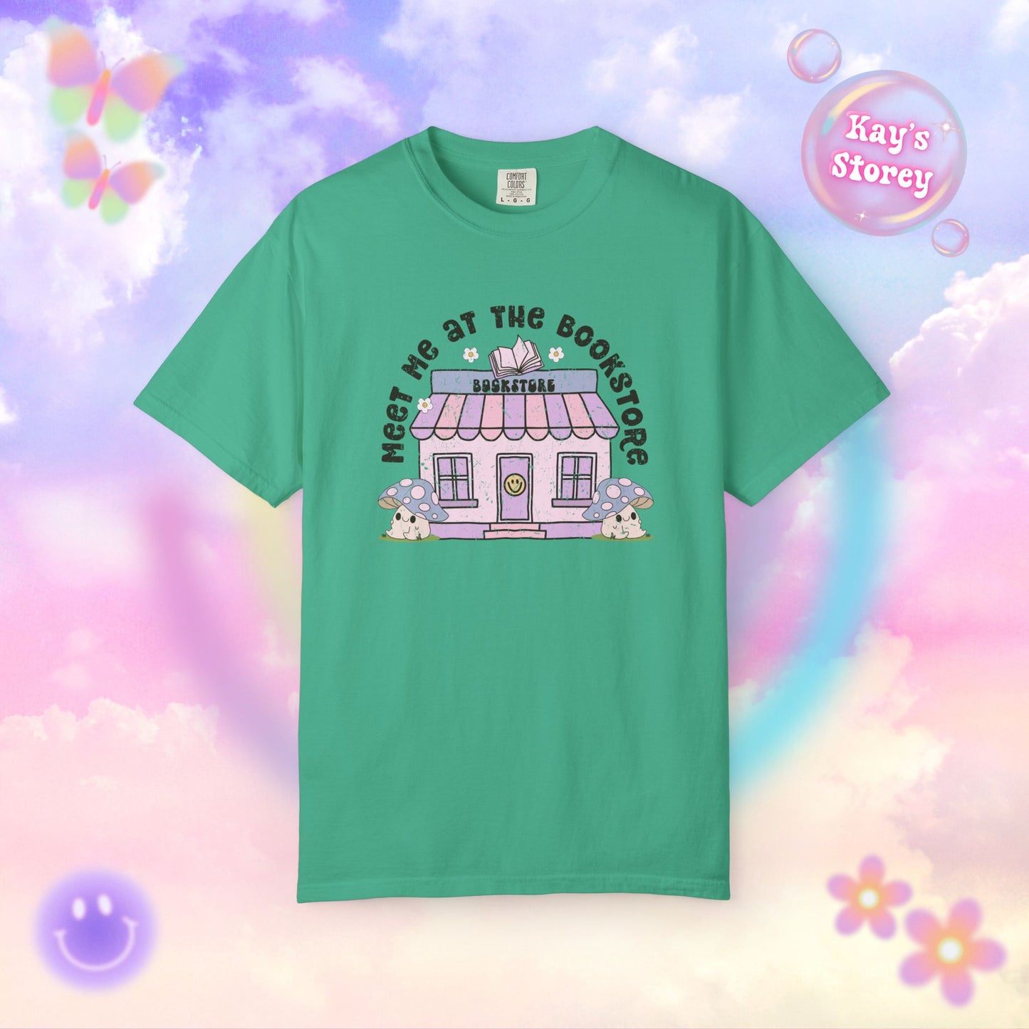 Meet Me At The Bookstore Comfort Colors T-Shirt