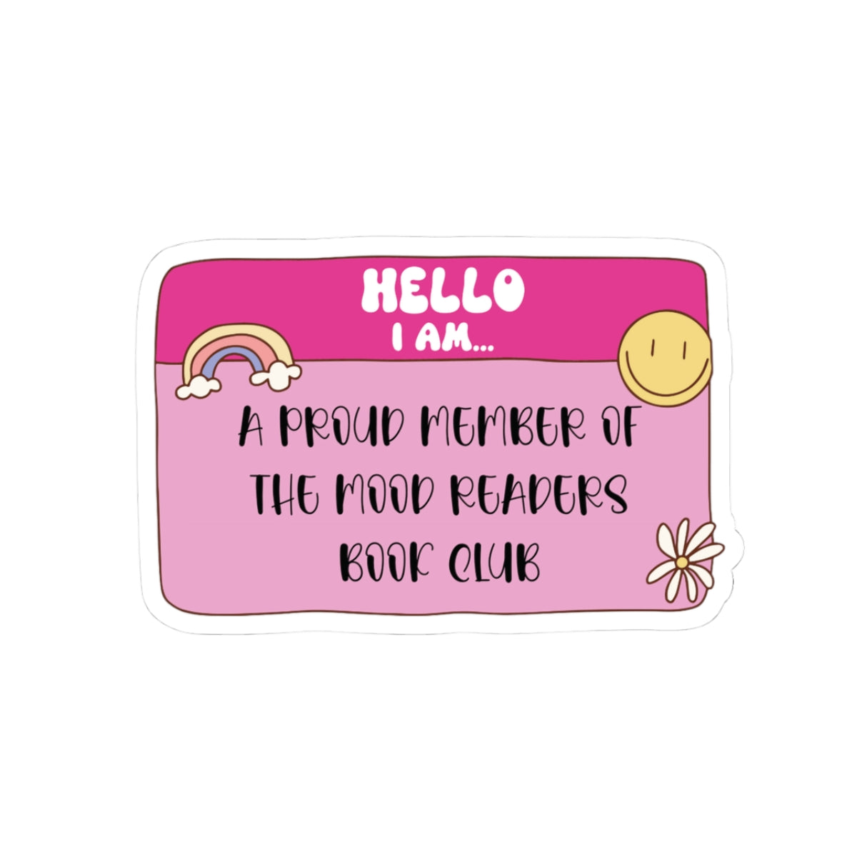 Mood Readers Book Club Sticker