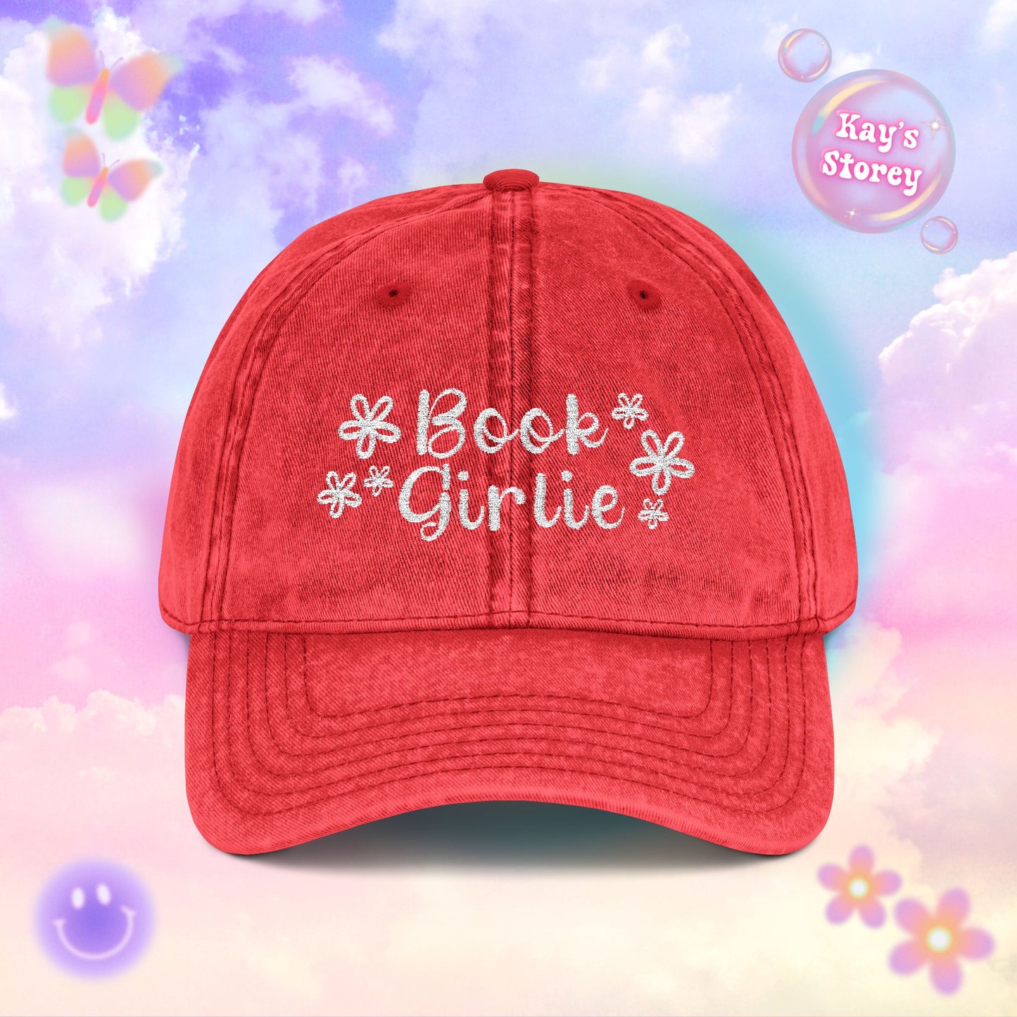 Bookish Girlie Vintage Cap