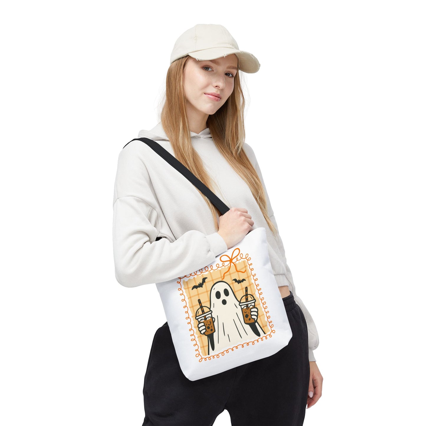 Spooky Season Ghostly Coffee Tote Bag