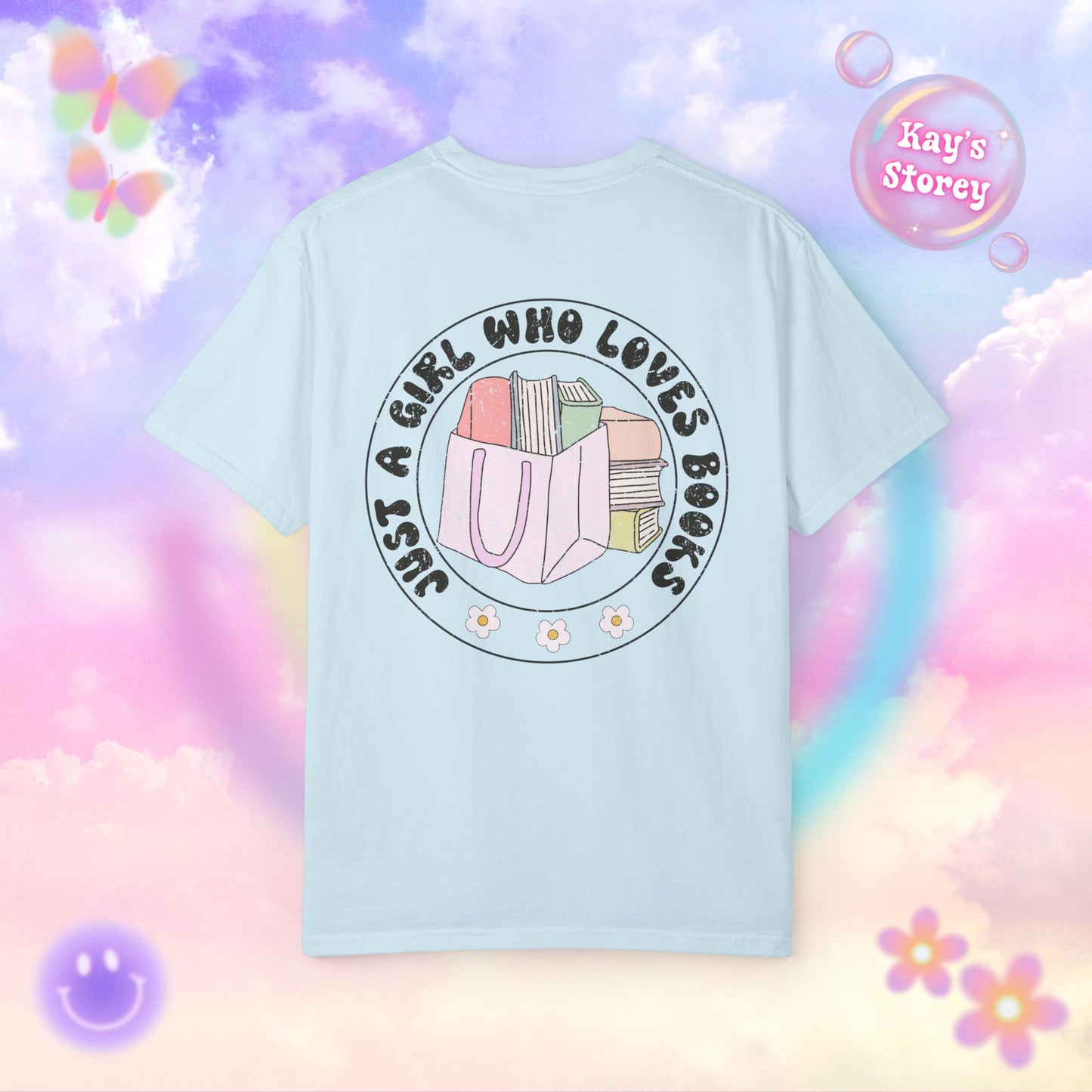Just A Girl Who Loves Books Comfort Colors T-Shirt