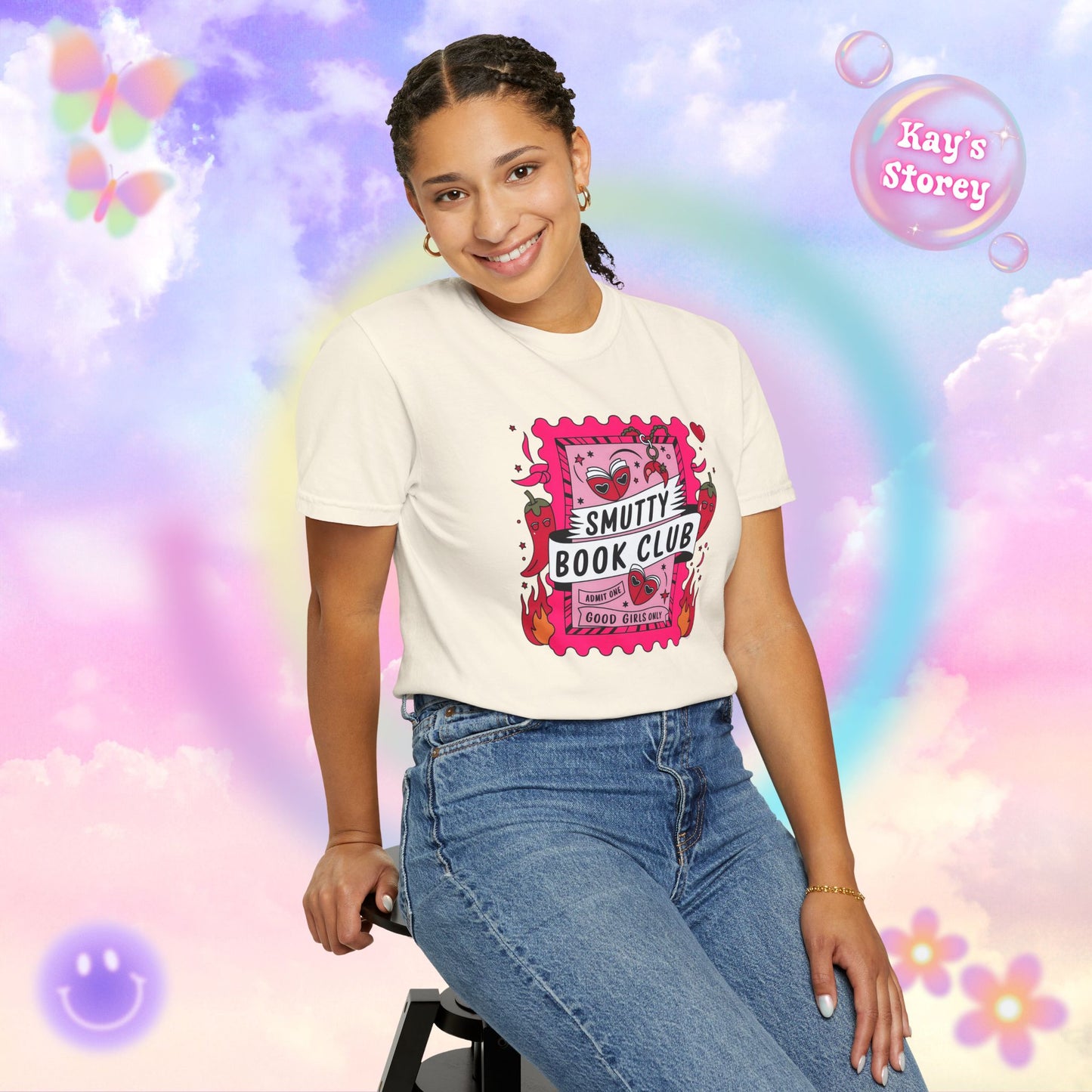 Smutty Book Club Comfort Colors T-Shirt
