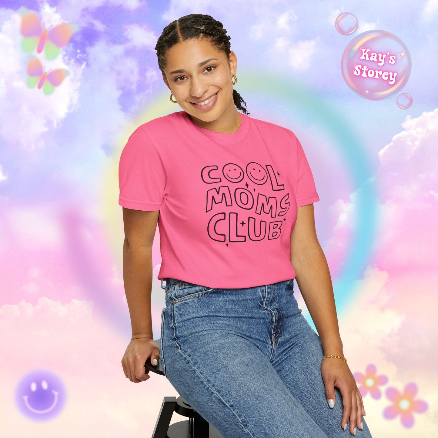 Cool Moms Club Comfort Colors T-Shirt