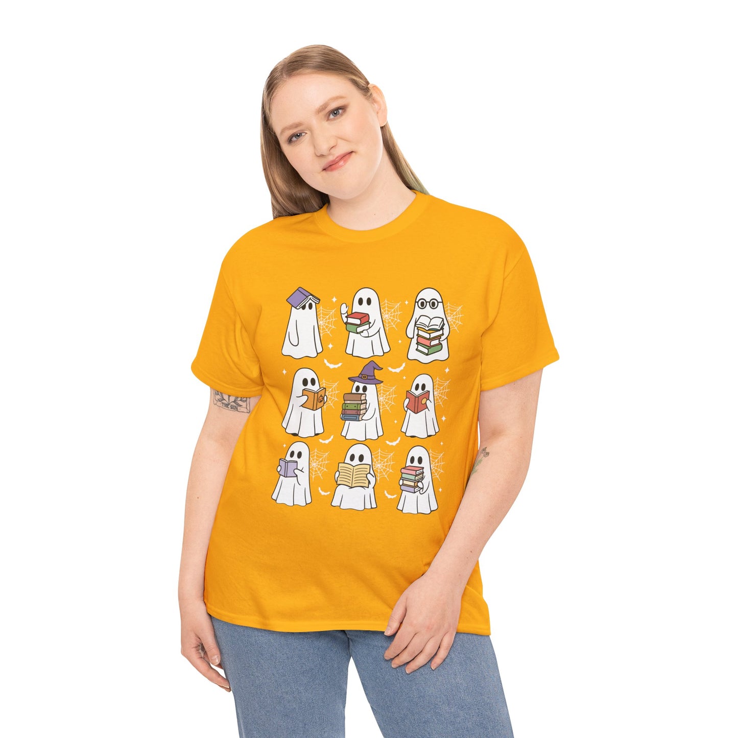 Bookish Ghosts Tee - Halloween Gift