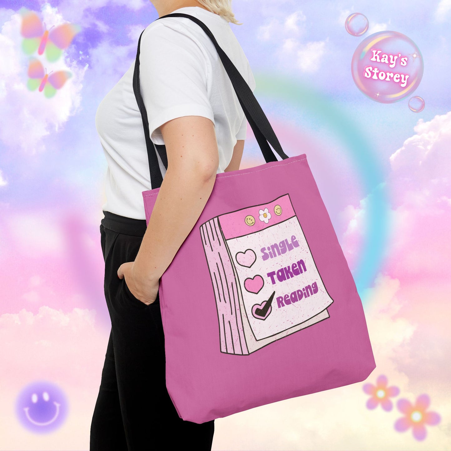 Single-Taken-Reading Tote Bag