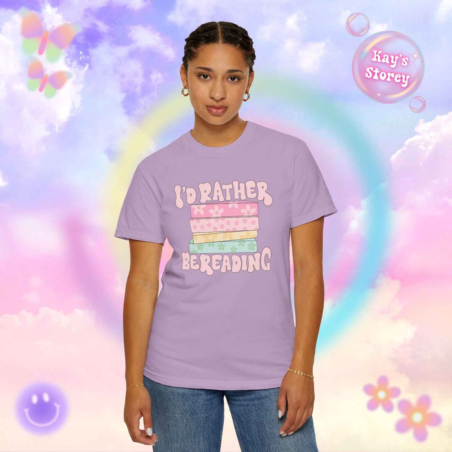 I'd Rather Be Reading Comfort Colors T-Shirt