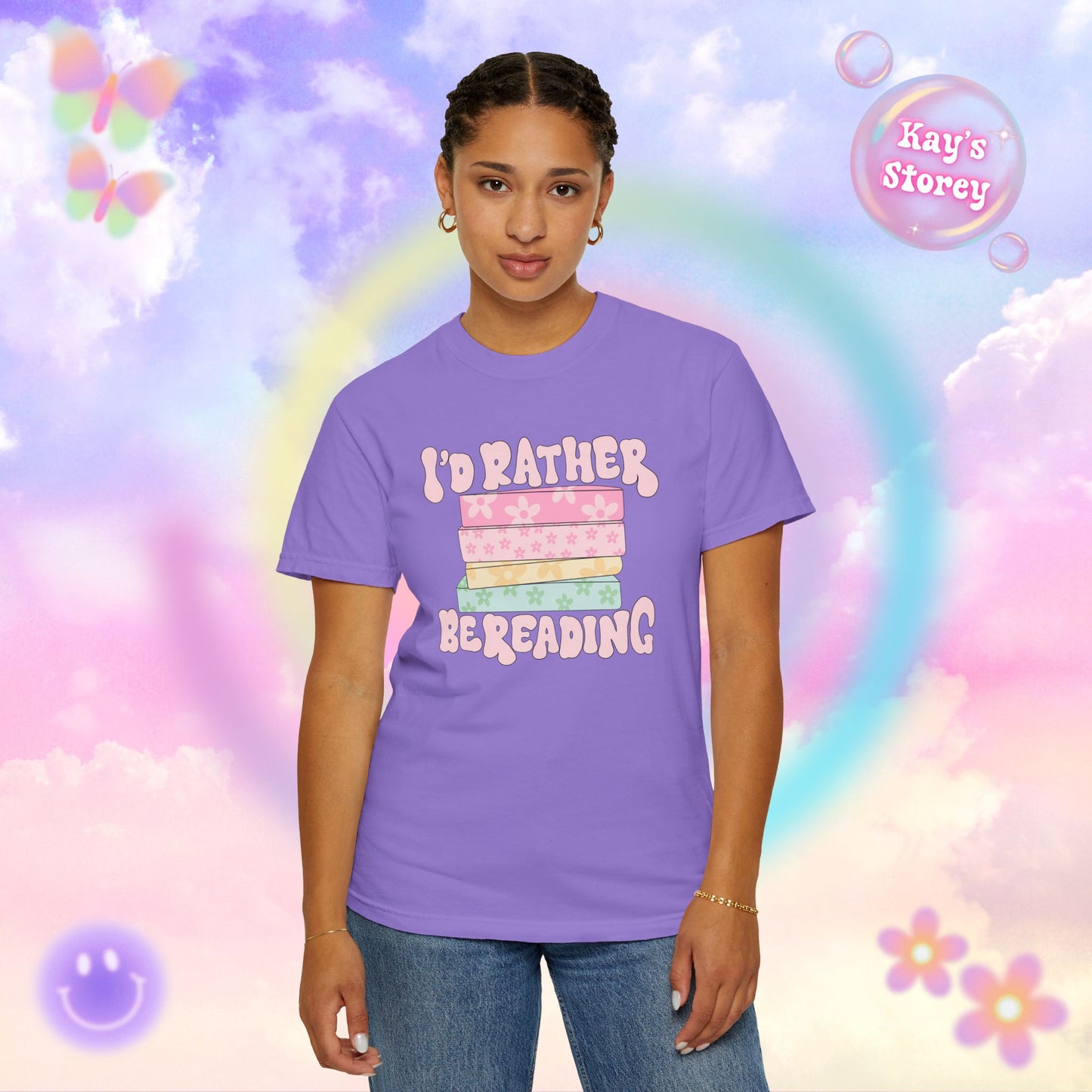I'd Rather Be Reading Comfort Colors T-Shirt