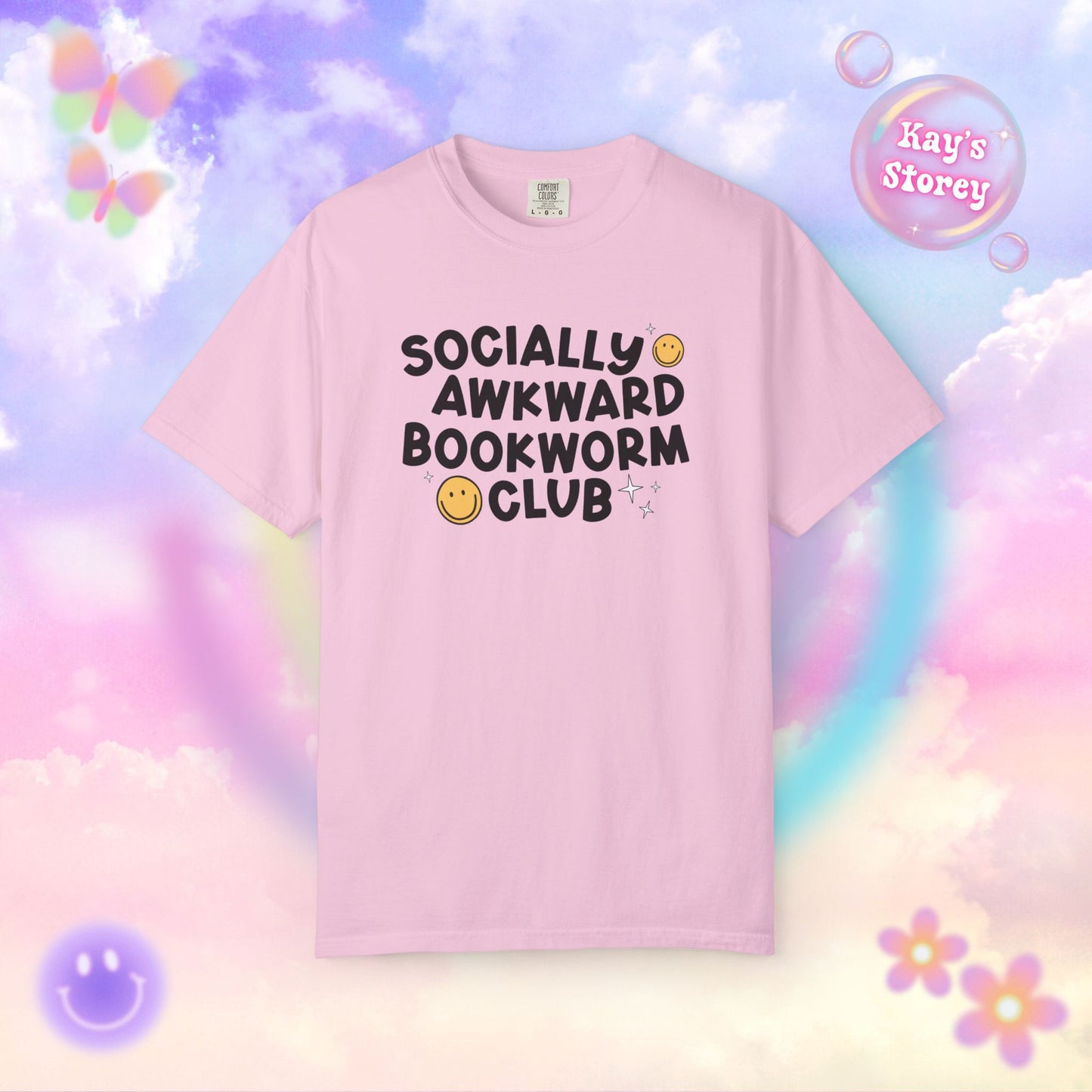 Socially Awkward Bookworm Club Comfort Colors T-Shirt
