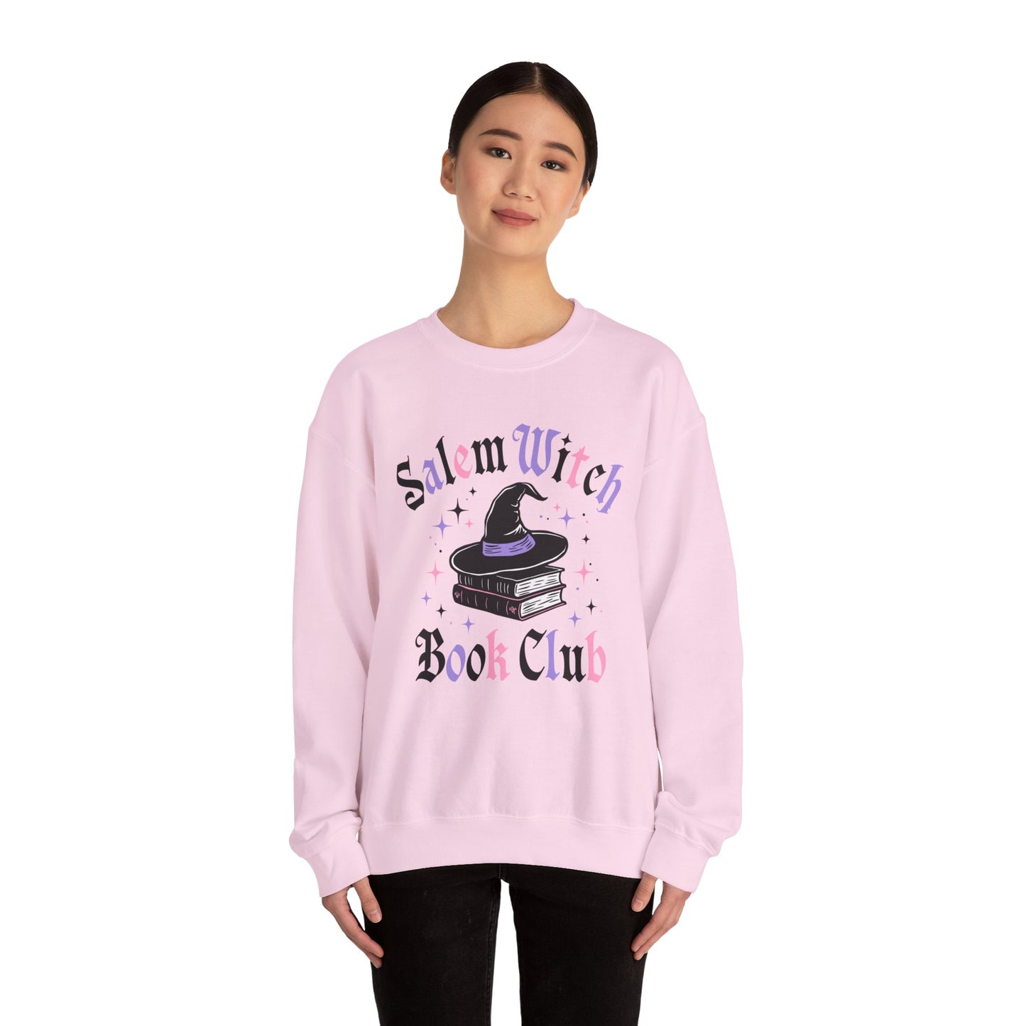 Salem Witch Book Club Sweatshirt, Long Sleeve Shirt for Spooky Season Bookish Gift,  Halloween Reading Apparel