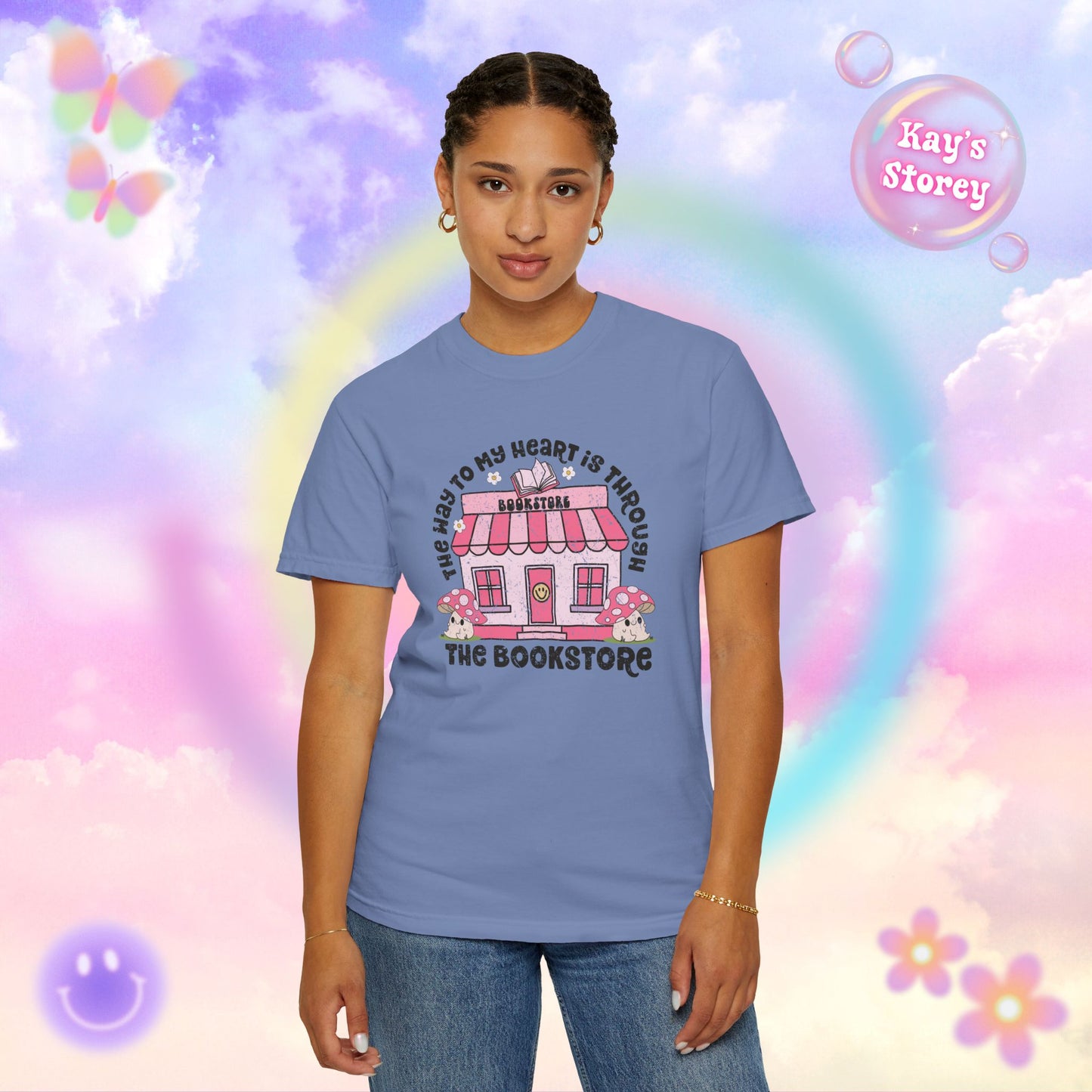 Through the Bookstore Comfort Colors T-Shirt