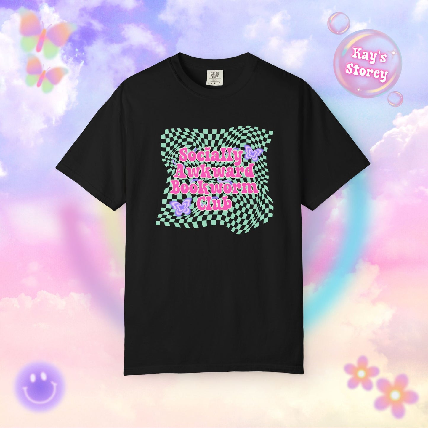 Socially Awkward Bookworm Club Comfort Colors T-Shirt