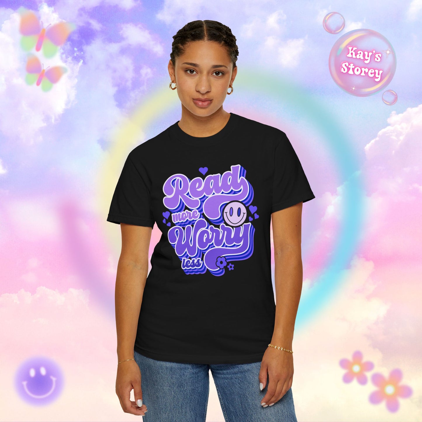 Read More, Worry Less Comfort Colors T-Shirt