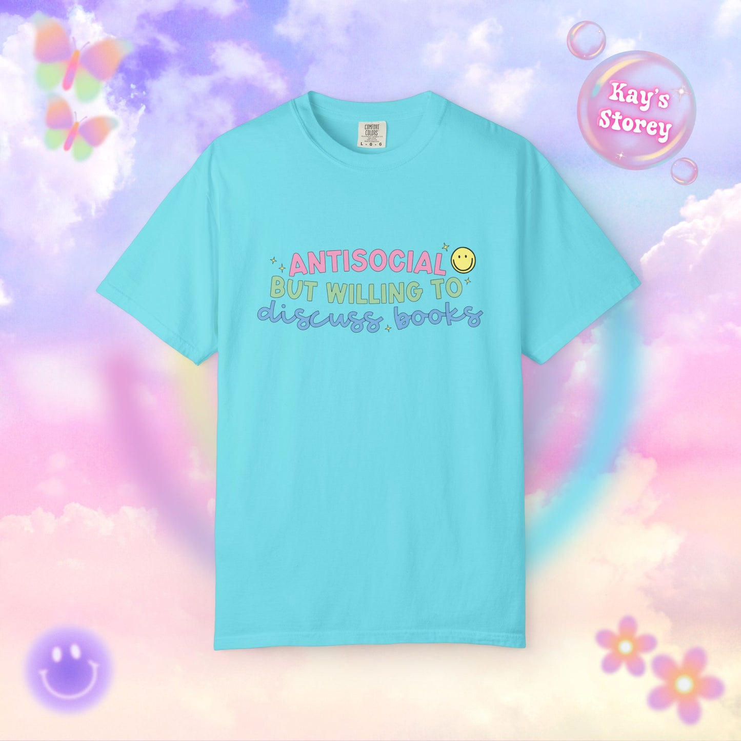 Willing to Discuss Books Comfort Colors T-Shirt