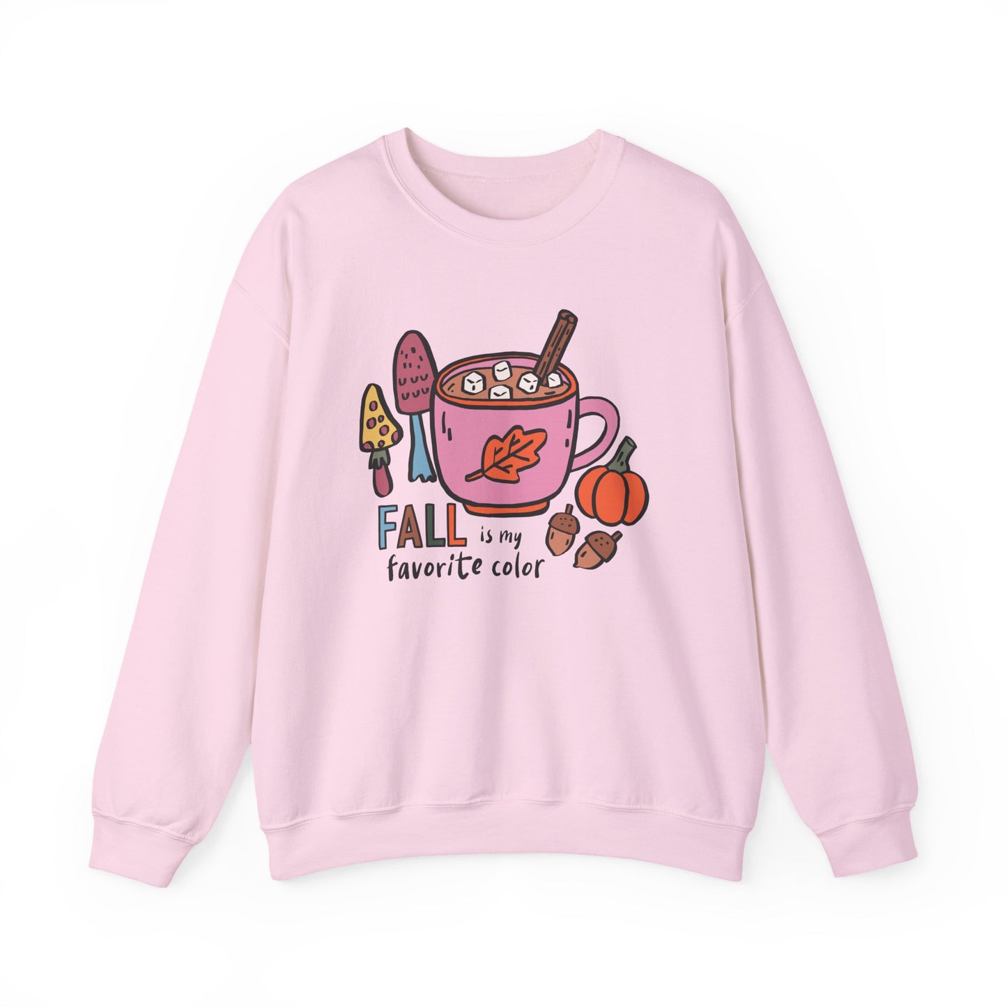 Fall is my Favorite Color Sweatshirt, Long Sleeve Shirt for Spooky Season Bookish Gift,  Halloween Reading Apparel