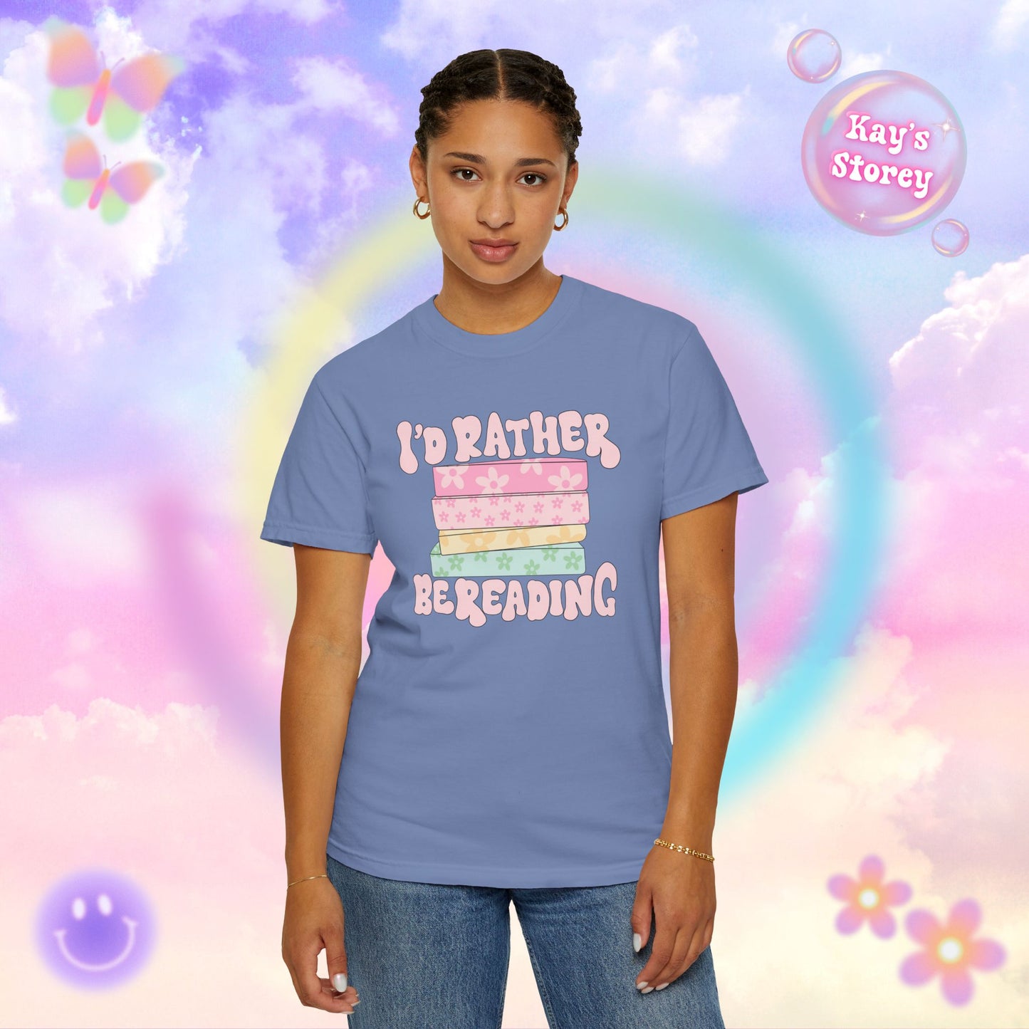 I'd Rather Be Reading Comfort Colors T-Shirt