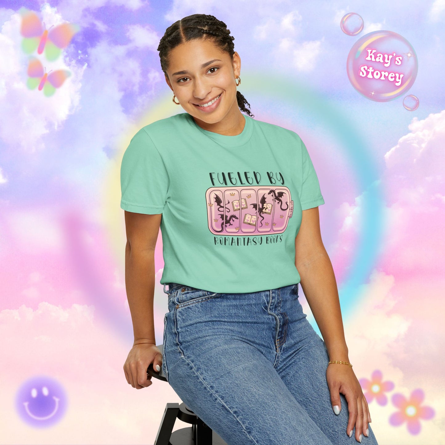 Fueled by Romantasy Books Comfort Colors T-Shirt