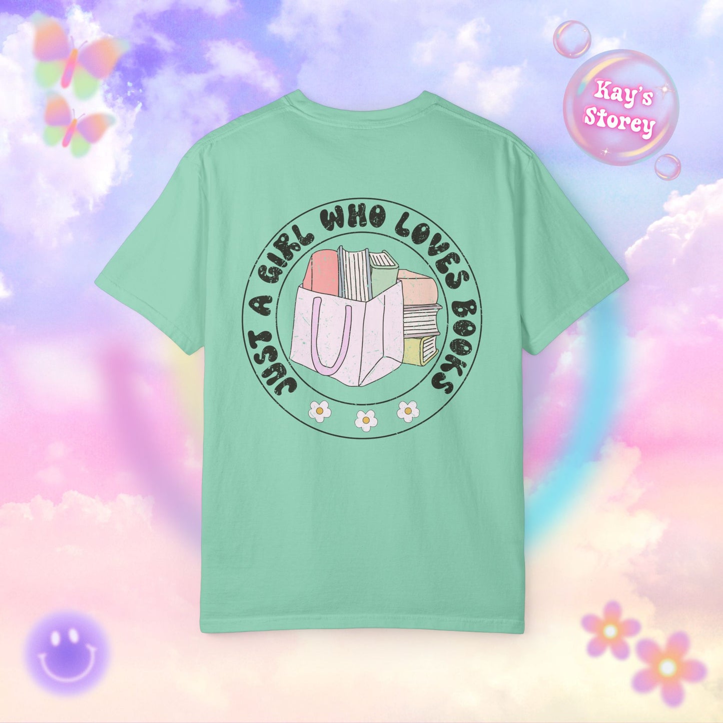 Just A Girl Who Loves Books Comfort Colors T-Shirt