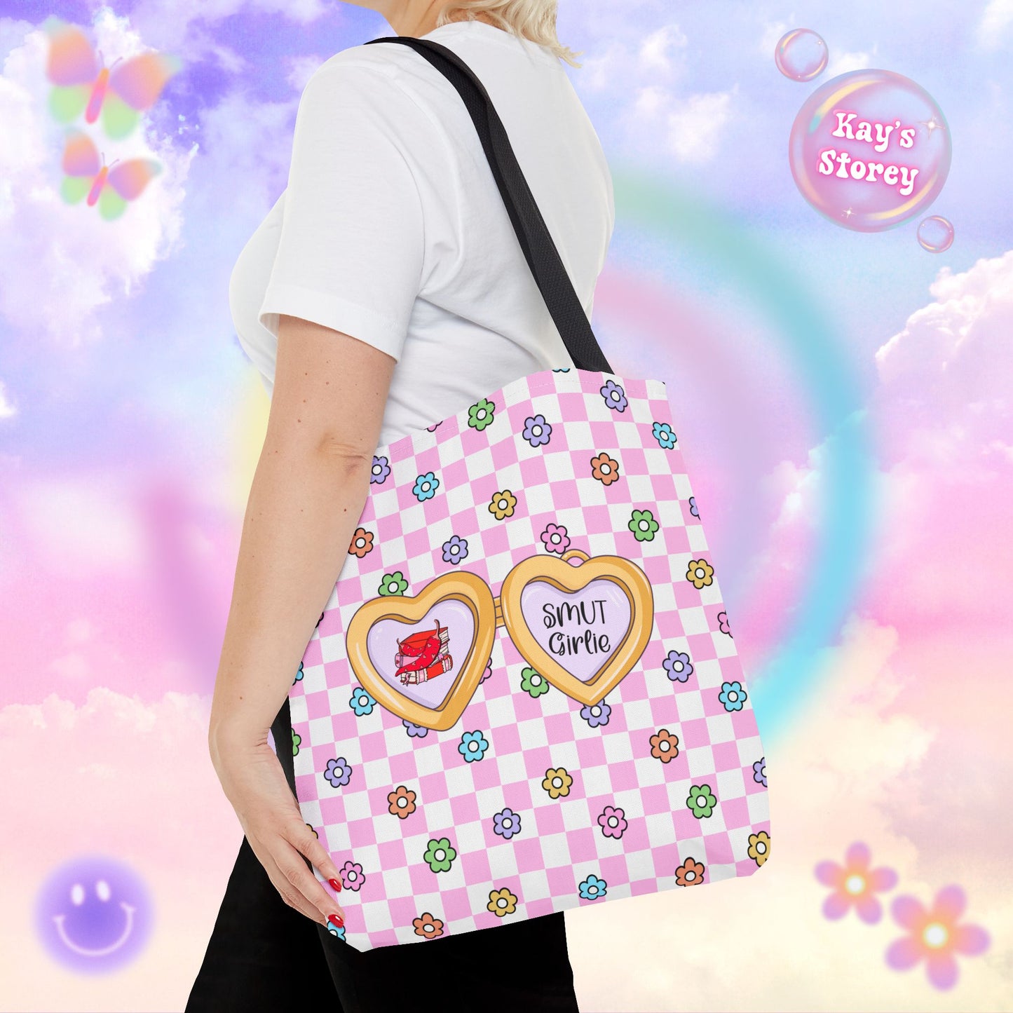 Pink Smut Girlie Tote Bag