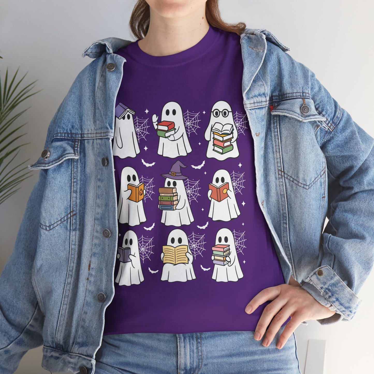 Bookish Ghosts Tee - Halloween Gift
