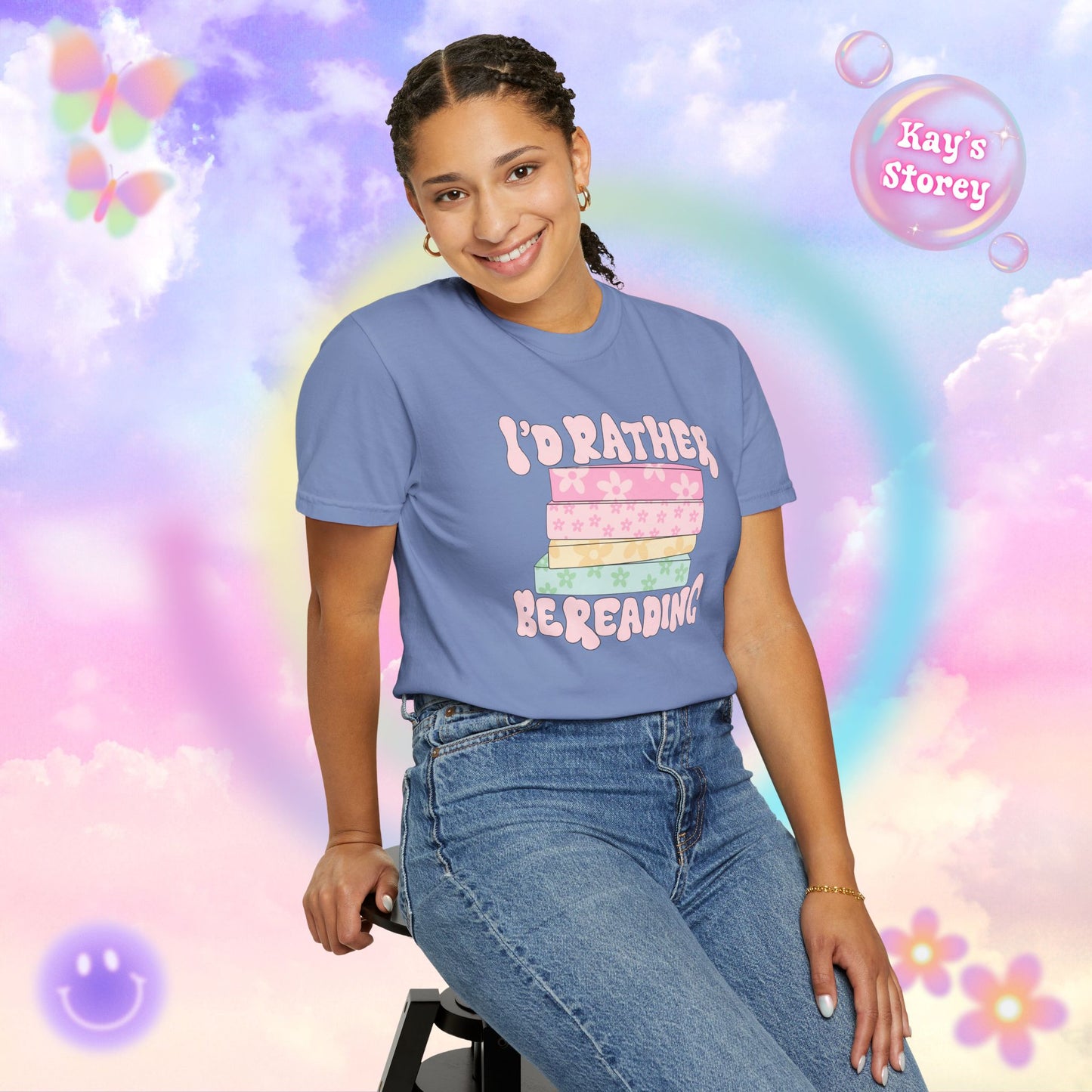 I'd Rather Be Reading Comfort Colors T-Shirt