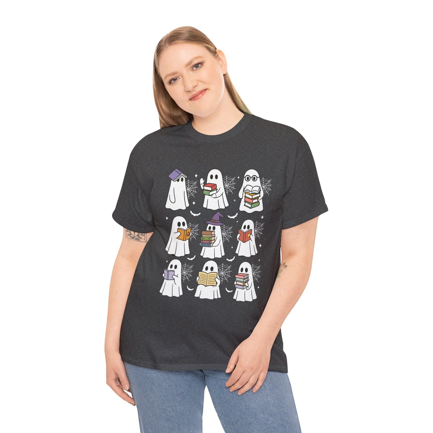 Bookish Ghosts Tee - Halloween Gift