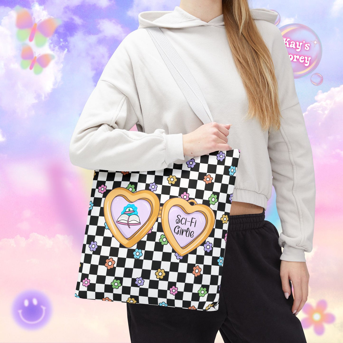 Sci-Fi Girlie Tote Bag