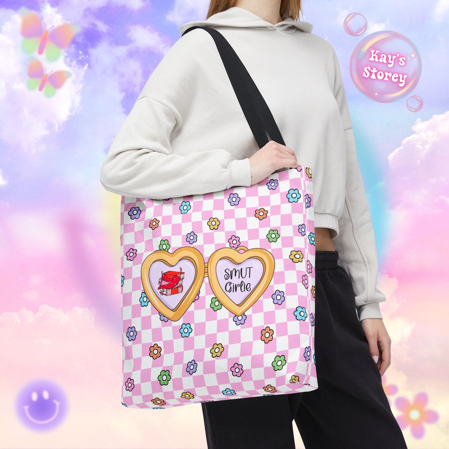 Pink Smut Girlie Tote Bag