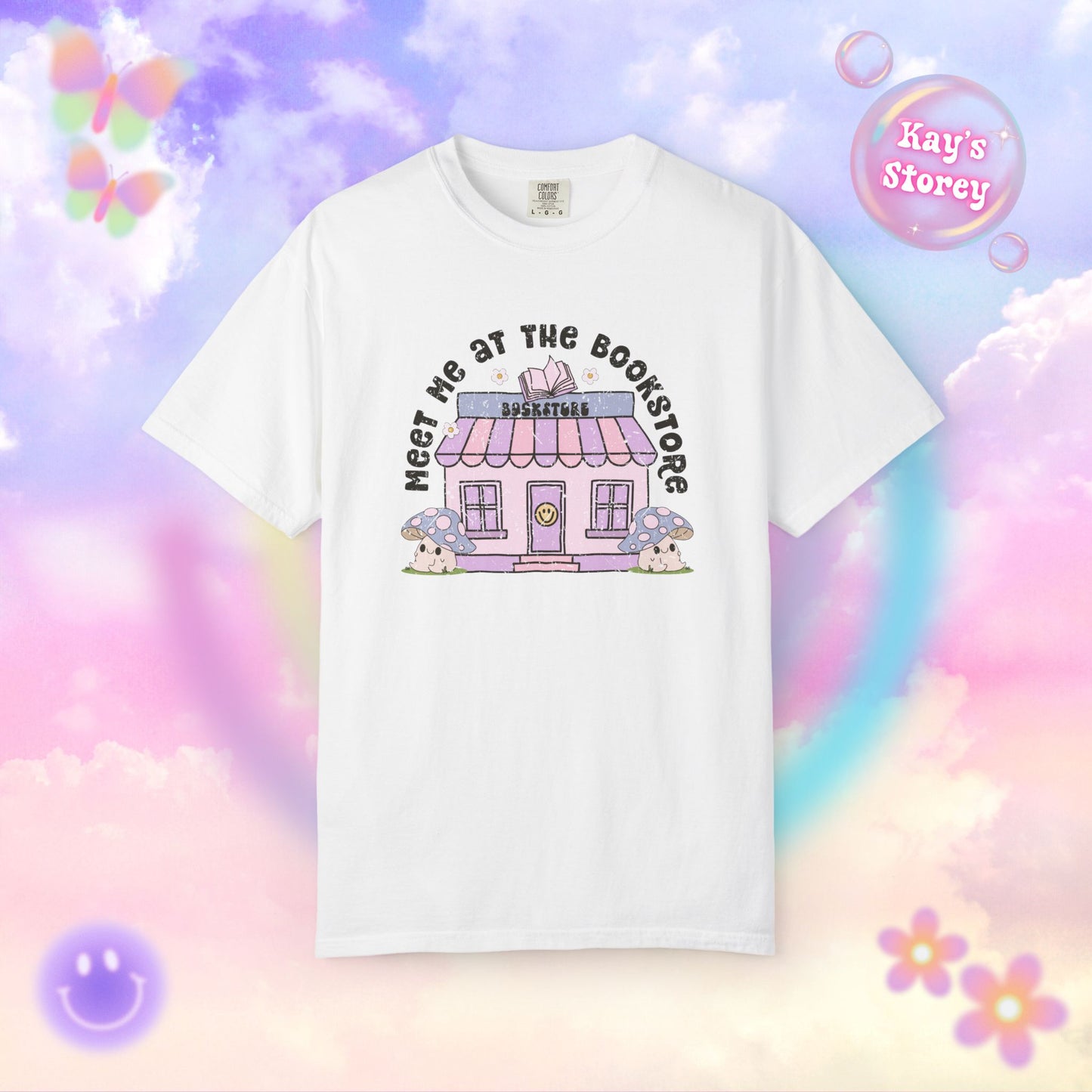 Meet Me At The Bookstore Comfort Colors T-Shirt