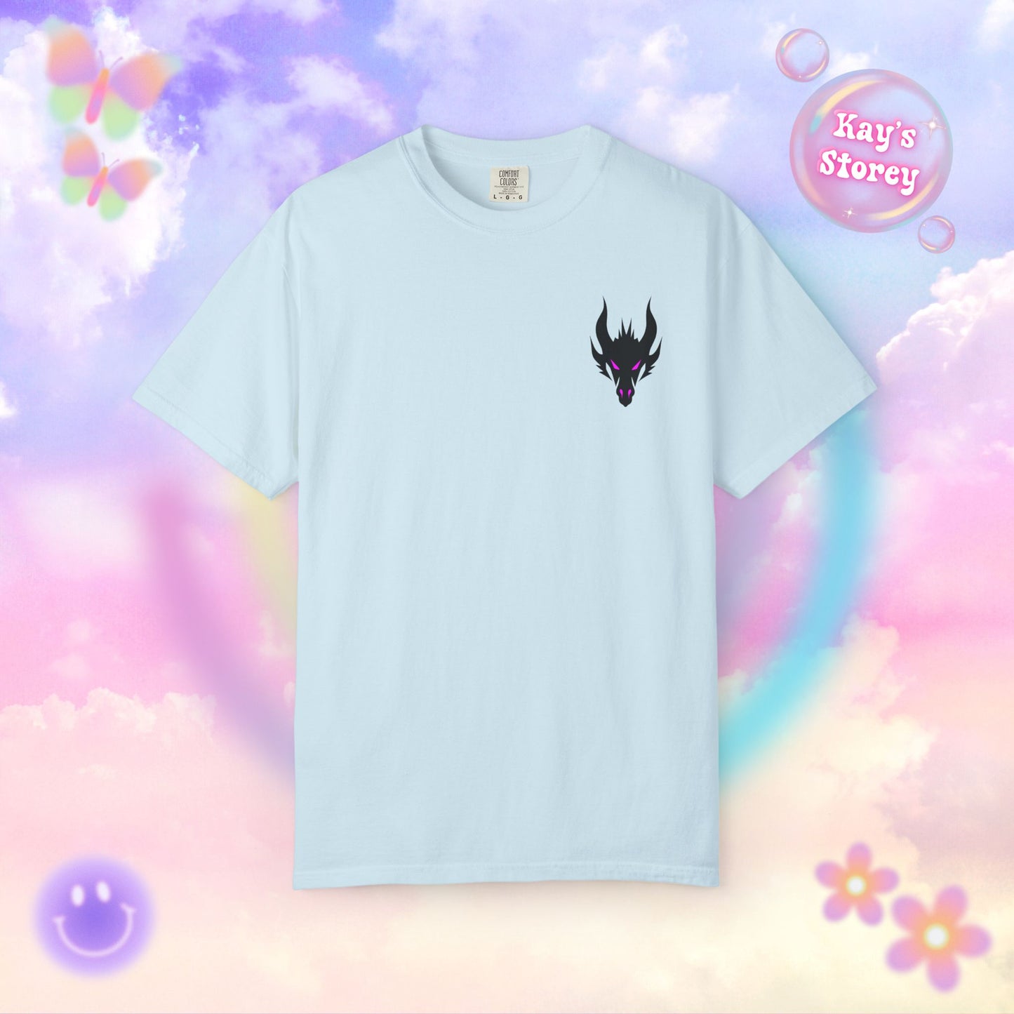 Book Dragon Pink Comfort Colors T-Shirt