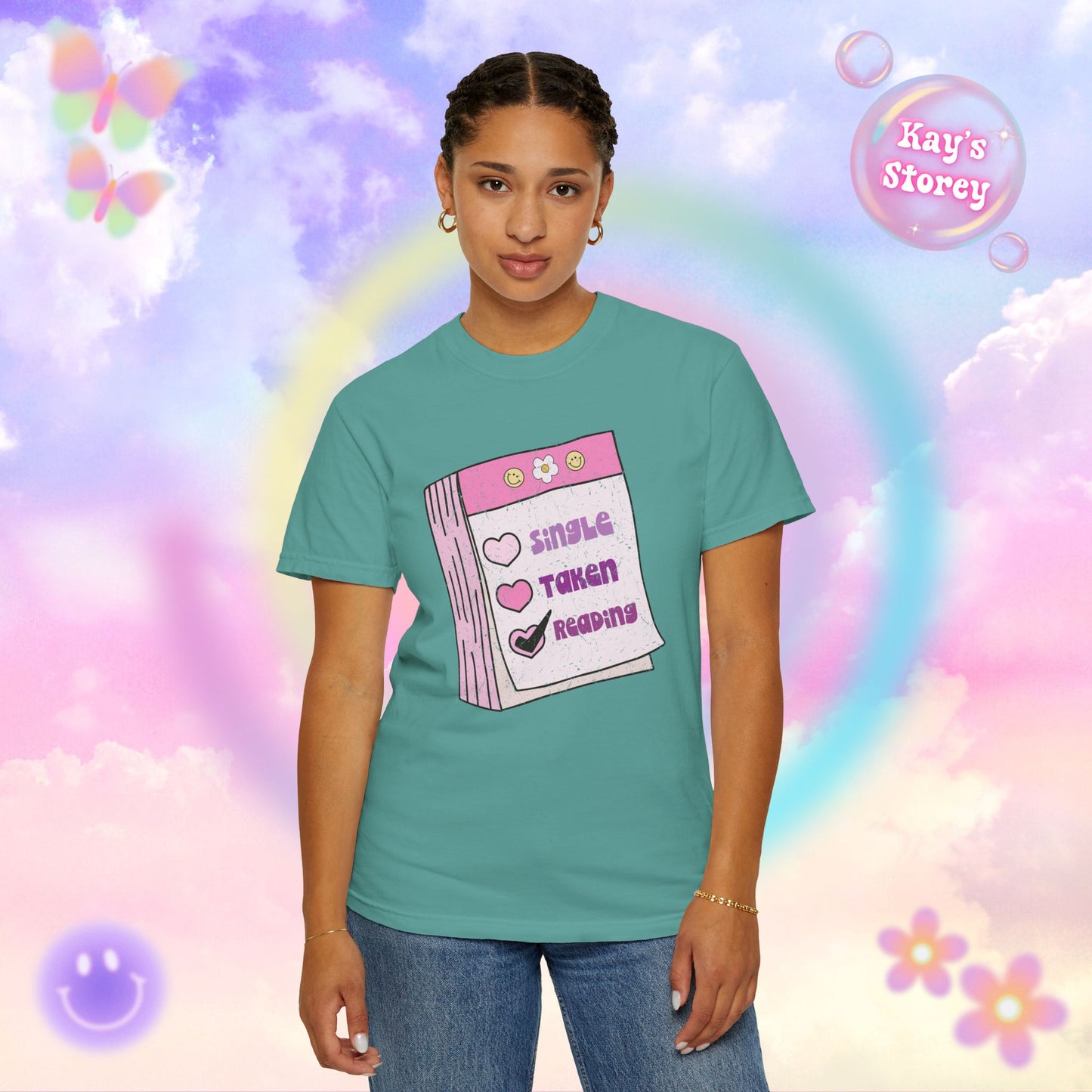 Single, Taken, Reading Comfort Colors T-Shirt