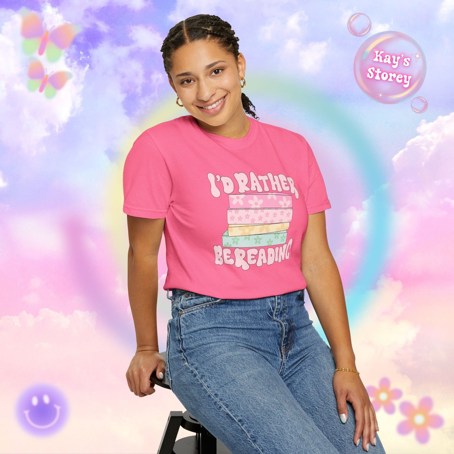 I'd Rather Be Reading Comfort Colors T-Shirt